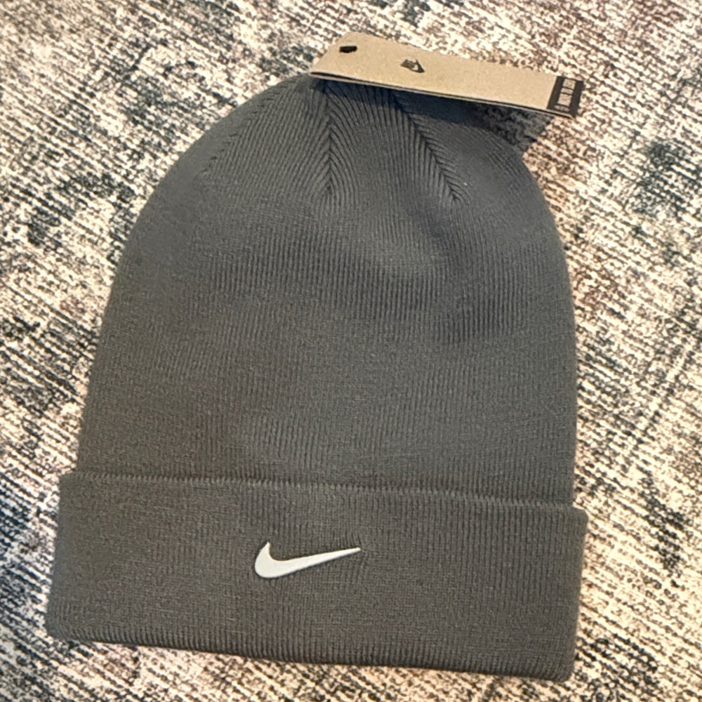 Nike Kids Gray Knit Beanie